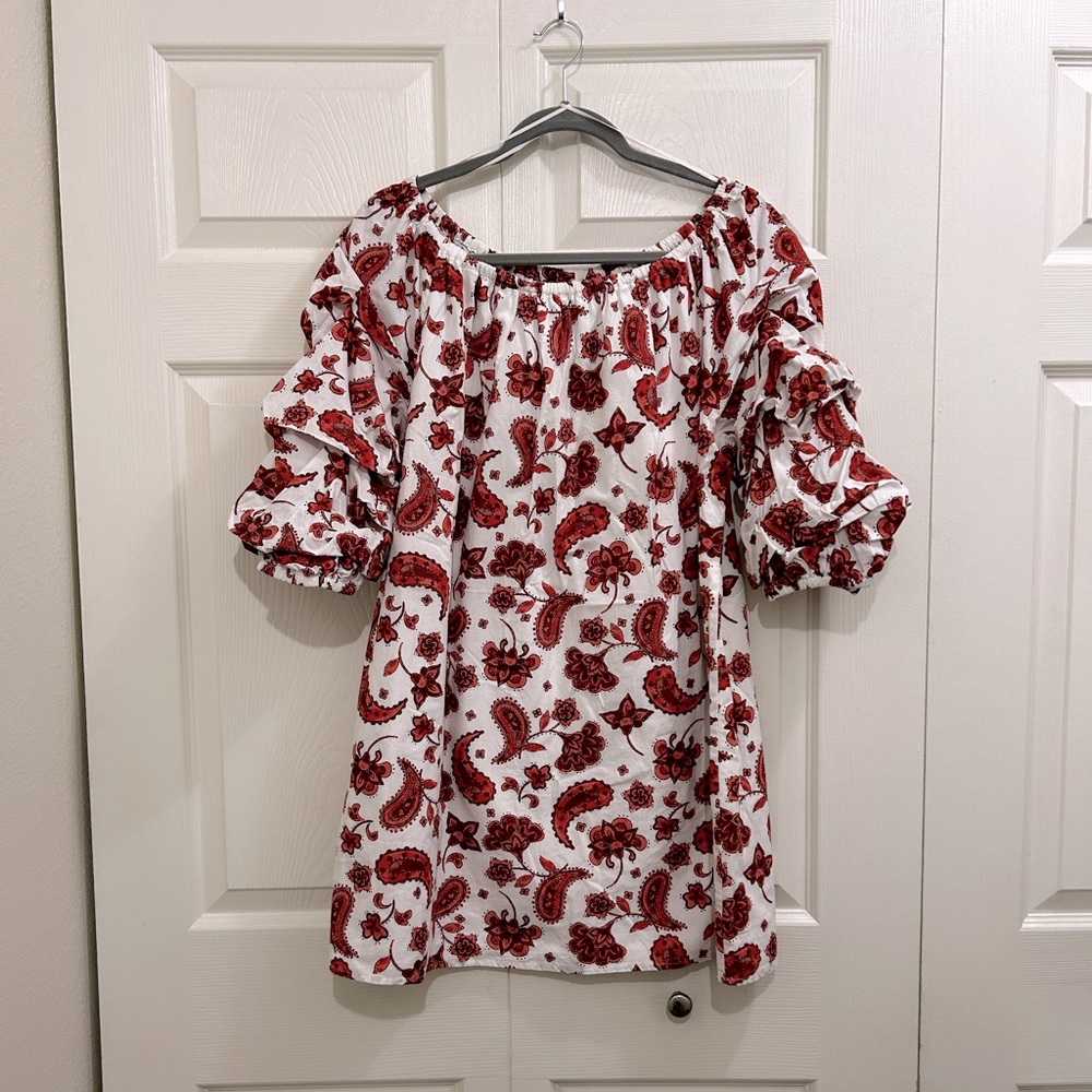 Printed mini dress